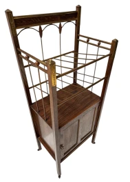 Arts & Crafts Art Nouveau Magazine Stand by Meubelmagazijn Rembrandt Amsterdam